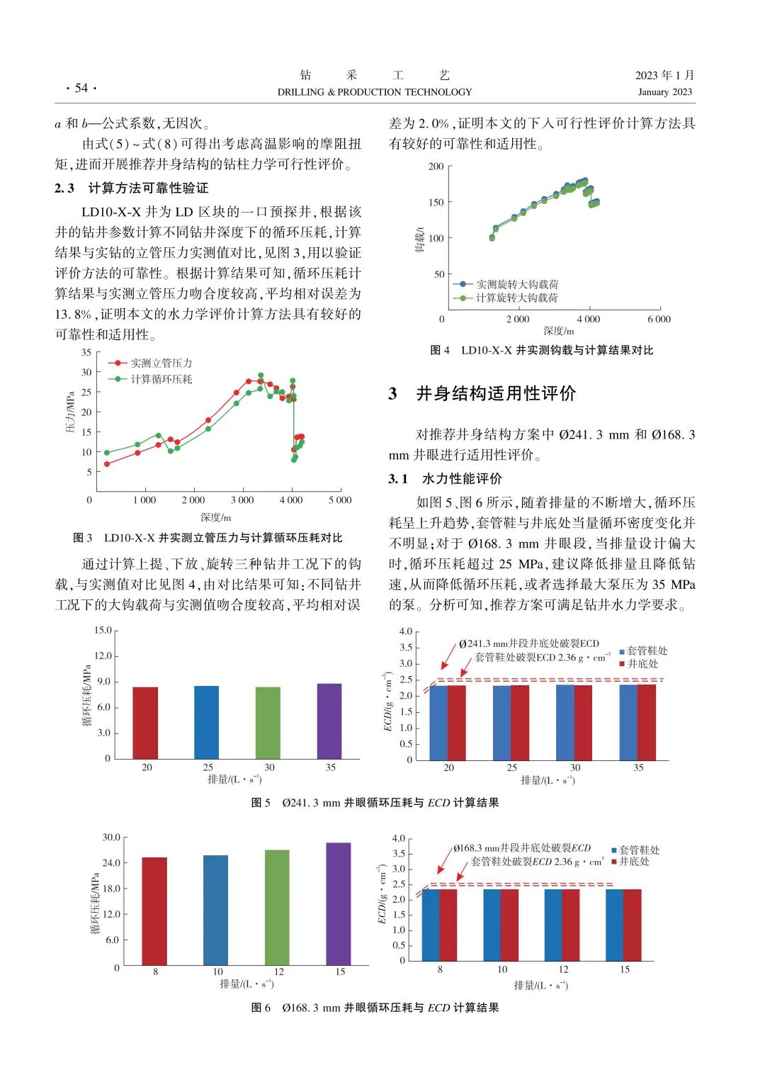 李中等：LD 高溫高壓氣井井身結構優化與適用性評價！