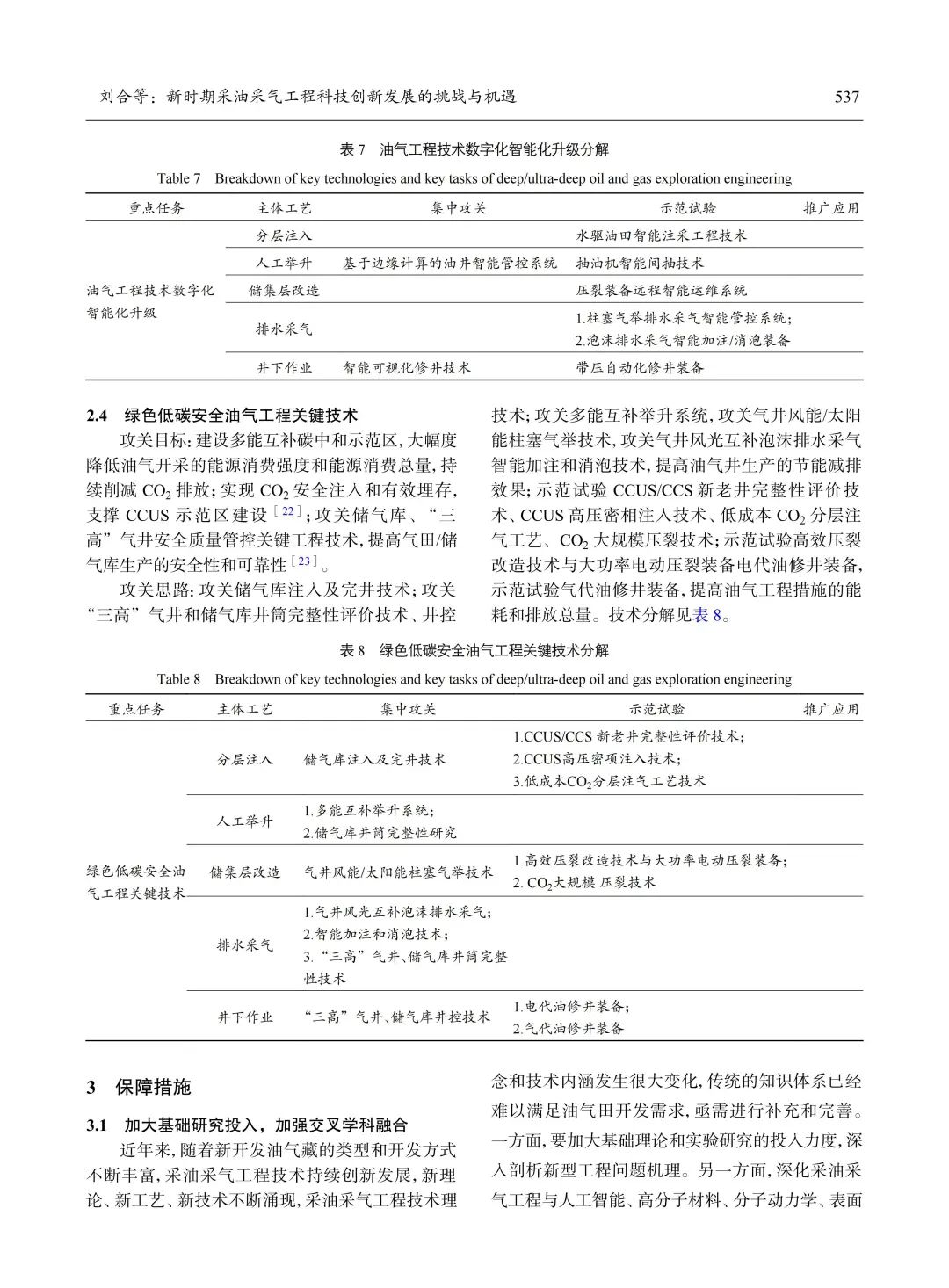 劉合：新時期采油采氣工程科技創新發展的挑戰與機遇！
