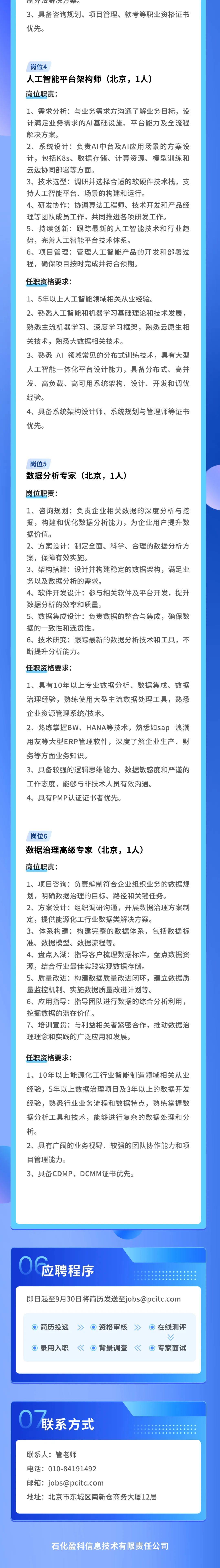 中國石化，數字化人才招聘！