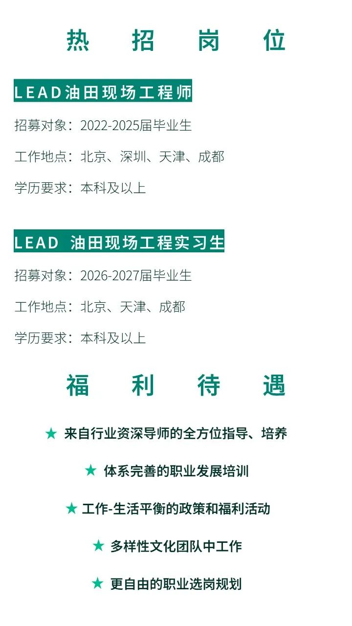殼牌、斯倫貝謝、貝克休斯啟動招聘！