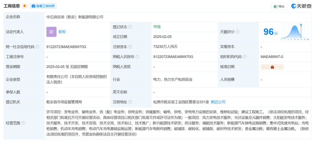 中石油再成立新公司！