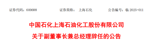 中石化一人辭任！