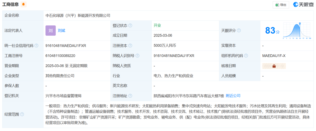 中石化成立新公司！